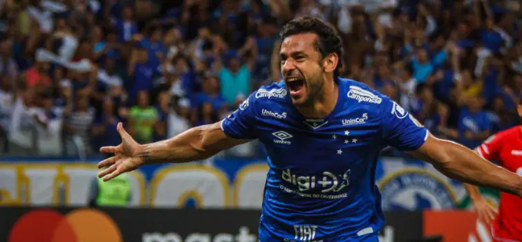 Fred marca três gols e comanda goleada celeste na Libertadores
