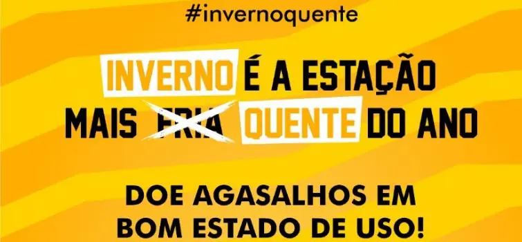 Universidades se unem em prol de campanha do agasalho