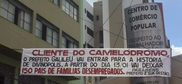 Obras atrasam e vereador pede mais 30 dias para saída de ambulantes