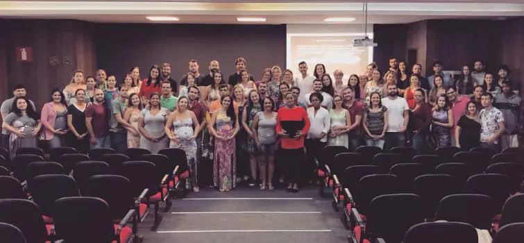40 gestantes participam do primeiro encontro do projeto Família Grávida