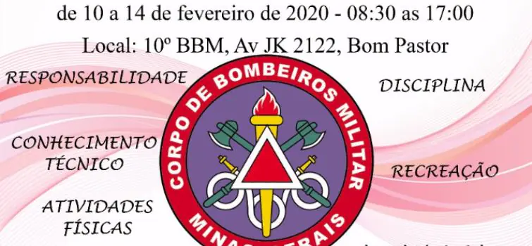 Corpo de Bombeiros divulga datas de inscrição para os projetos 'Bombeiro mirim' e 'Bombeiro golfinho'