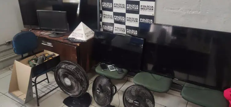 Suspeito de furto a residências é preso em Divinópolis e materiais são recuperados