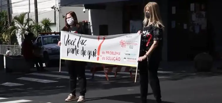 Conselho da Mulher Empreendedora da Acid realiza blitz educativa contra o coronavírus