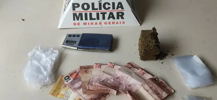 Menor de 14 anos é apreendido com drogas em Pitangui