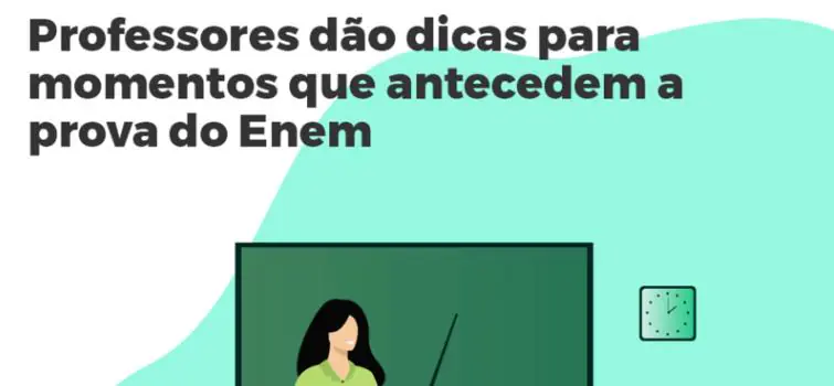 Professores dão dicas para o Enem