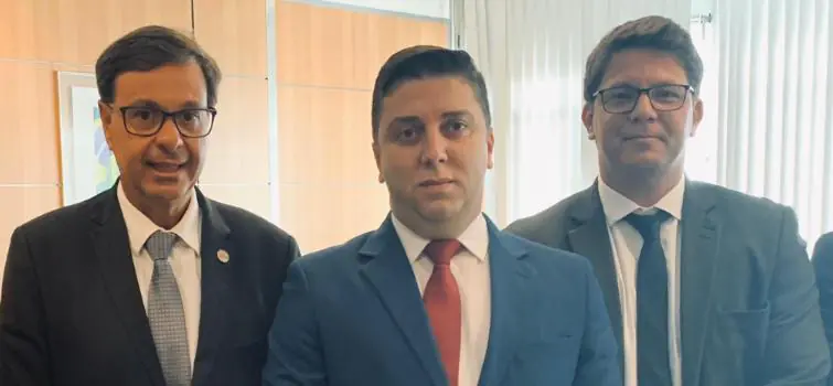 Presidente da Associação das Cidades Históricas de Minas Gerais, Wirley Reis, se reúne com ministro do Turismo