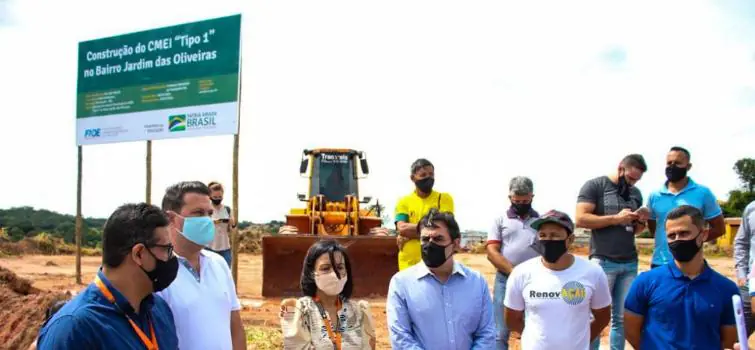 Assinada ordem de serviço para construção de Cmei no bairro Jardim das Oliveiras