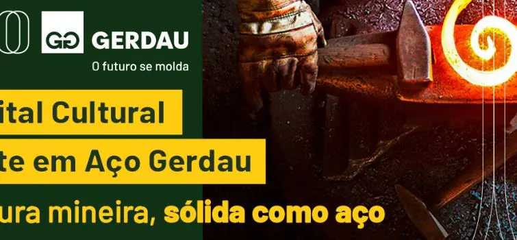 Gerdau incentiva cultura mineira e convoca artistas