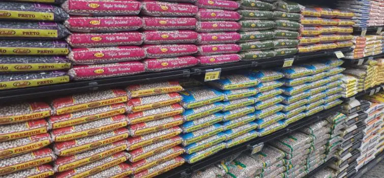 Preço do feijão em alta e arroz estabilizado