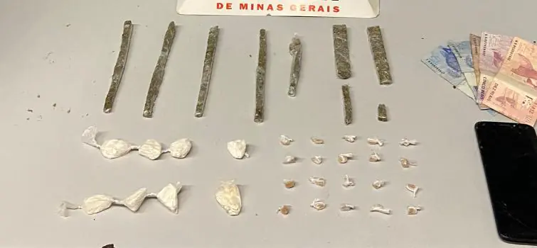 PM prende jovem com drogas no bairro Paraíso