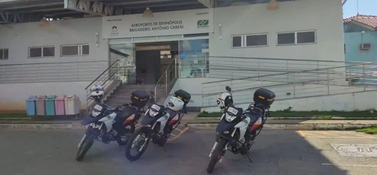 Polícia Militar reforça segurança do aeroporto em Divinópolis