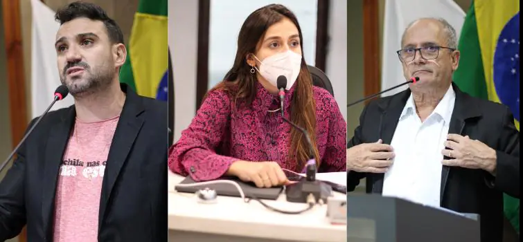 Três vereadores lideram ranking de projetos apresentados