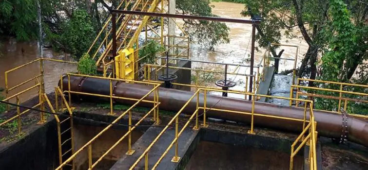 Estação de tratamento de água ainda não foi afetada