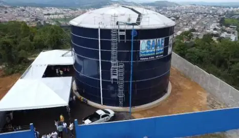 Reservatório que vai atender mais de 40 bairros é inaqugurado em Itaúna