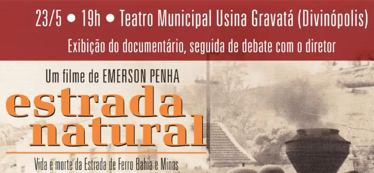 Agenda Cultural: Documentário Estrada natural será exibido no Teatro Municipal Usina Gravatá
