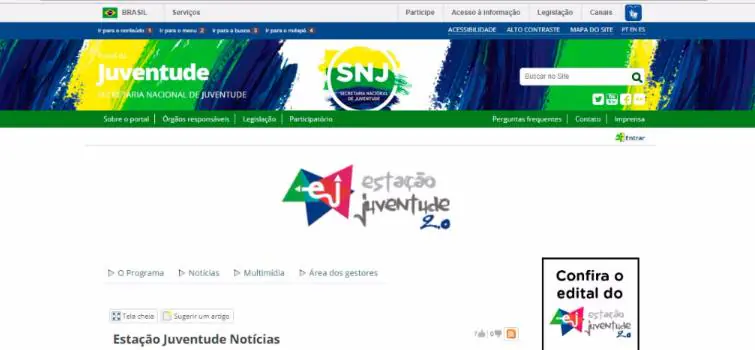Programa Estação Juventude seleciona projetos