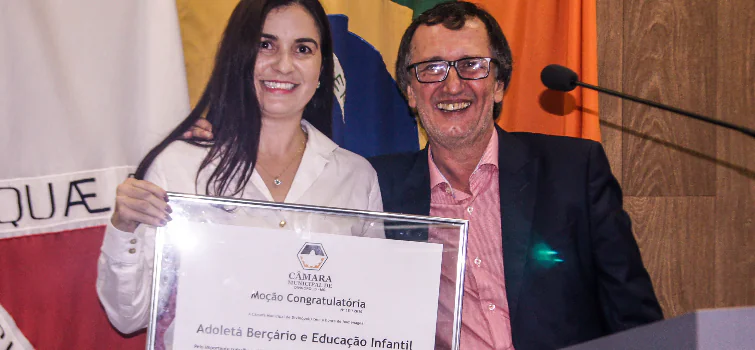 Adoletá Berçário e Educação Infantil é homenageada