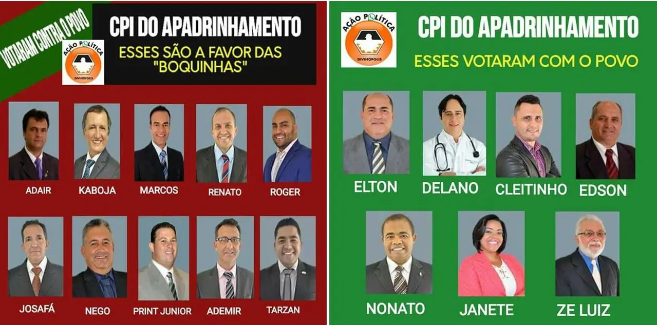 Internet não perdoa e enterro de CPI contra cabides de cargos em Divinópolis vira memes