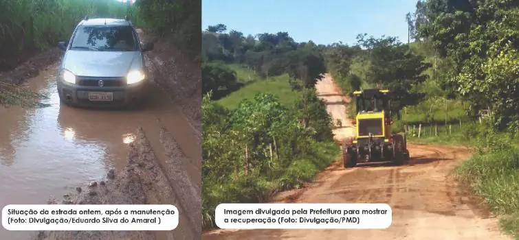 Manutenção piora situação de estrada na Comunidade de Branquinhos