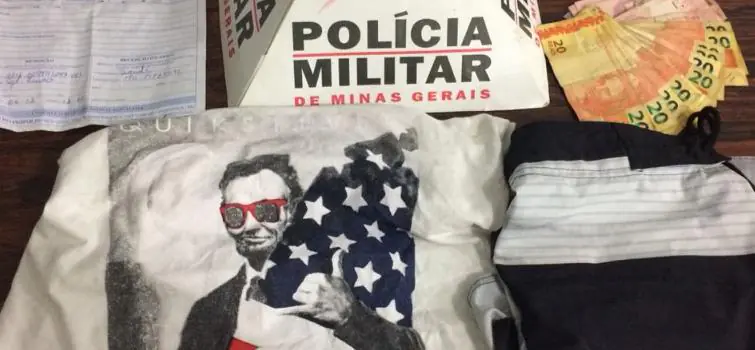 Adolescente é preso por roubo e mulher por guardar o material