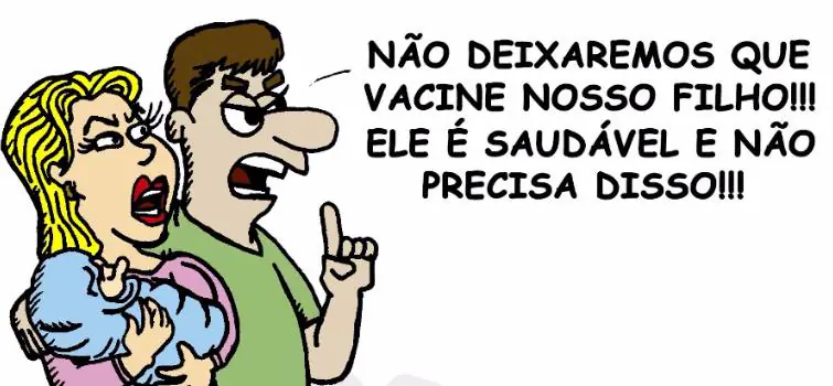 Charge: movimento antivacina não tem um pingo de sentido