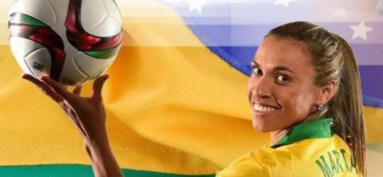 Brasileira Marta é nomeada 'embaixadora da boa vontade'