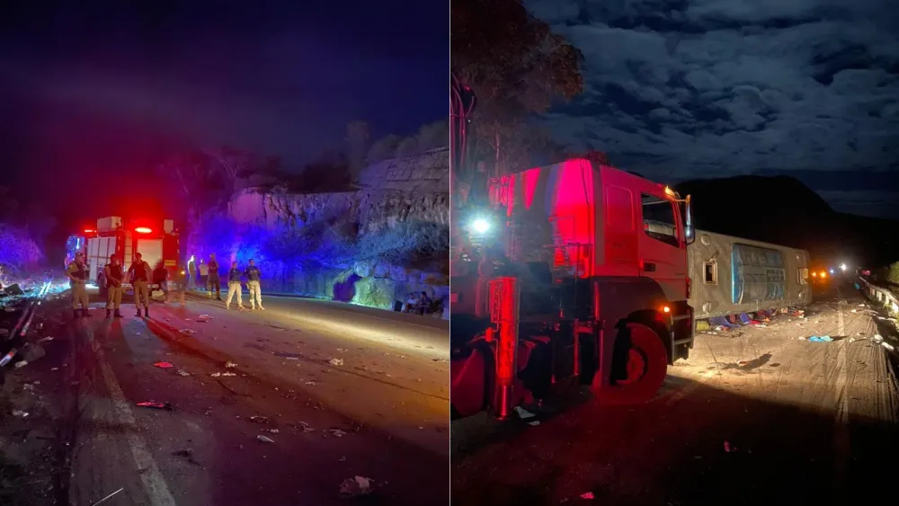 Acidente grave com ônibus deixa ao menos sete mortos no Vale do Jequitinhonha