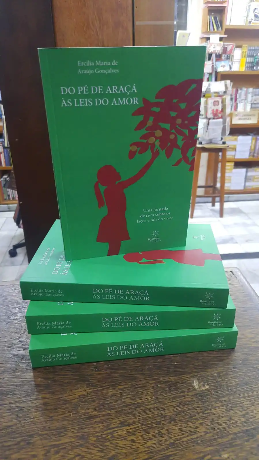 Ercília Gonçalves lança o livro “Do Pé de Araçá às leis do Amor”
