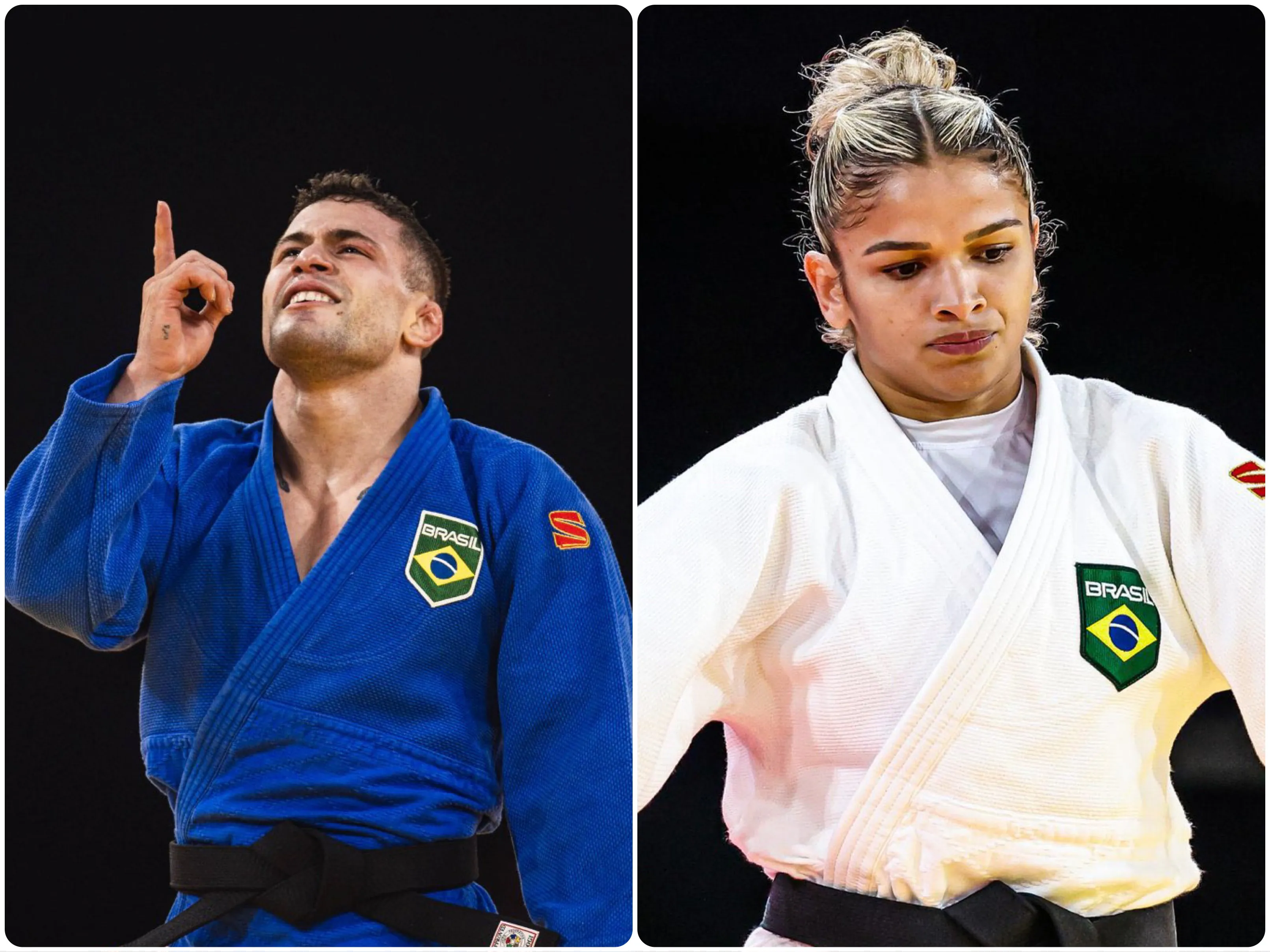 Willian Lima é prata e Larissa Pimenta é bronze no judô