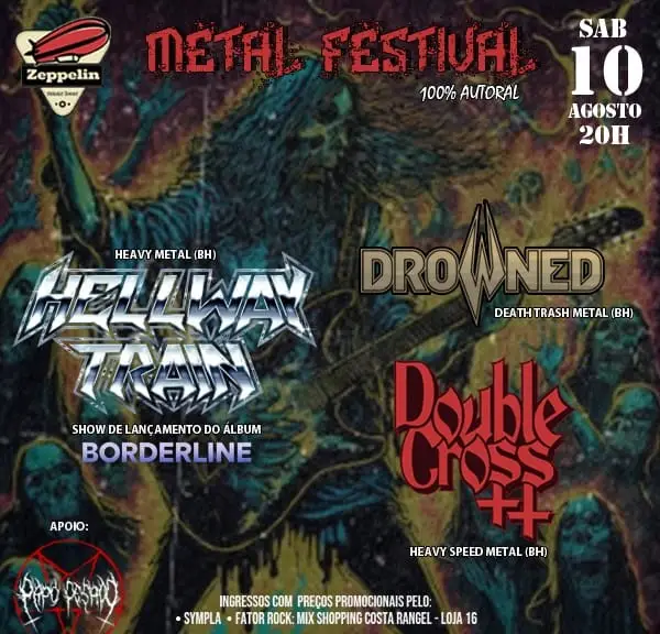 Zeppelin Metal Festival acontece neste sábado 