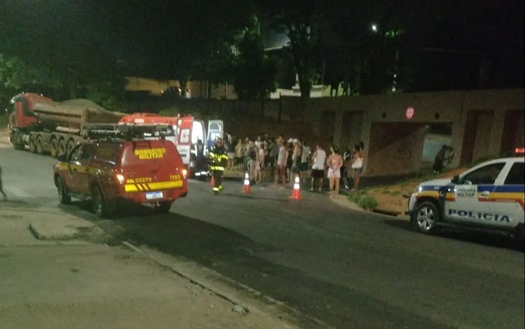 Acidente entre caminhão deixa homem em estado grave