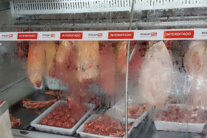 Operação apreende meia tonelada de carnes impróprias em açougues de Bom Despacho