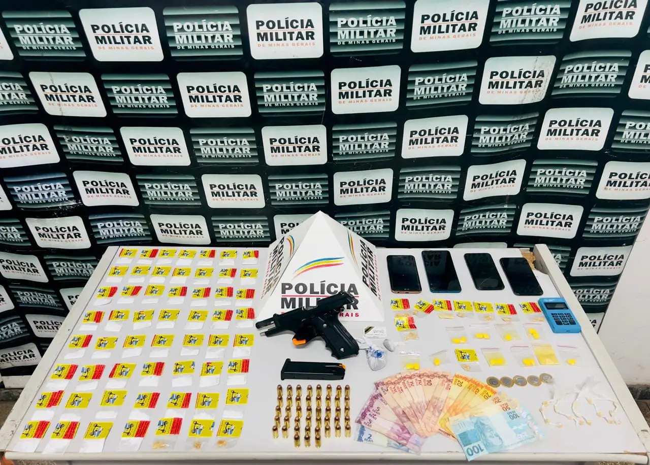 Polícia Militar prende quatro suspeitos de tráfico em Pará de Minas