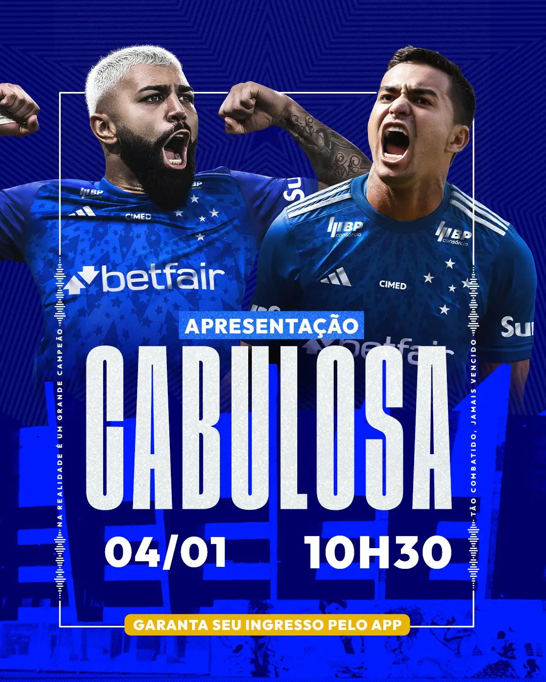 Cruzeiro apresenta Gabigol e Dudu no Mineirão