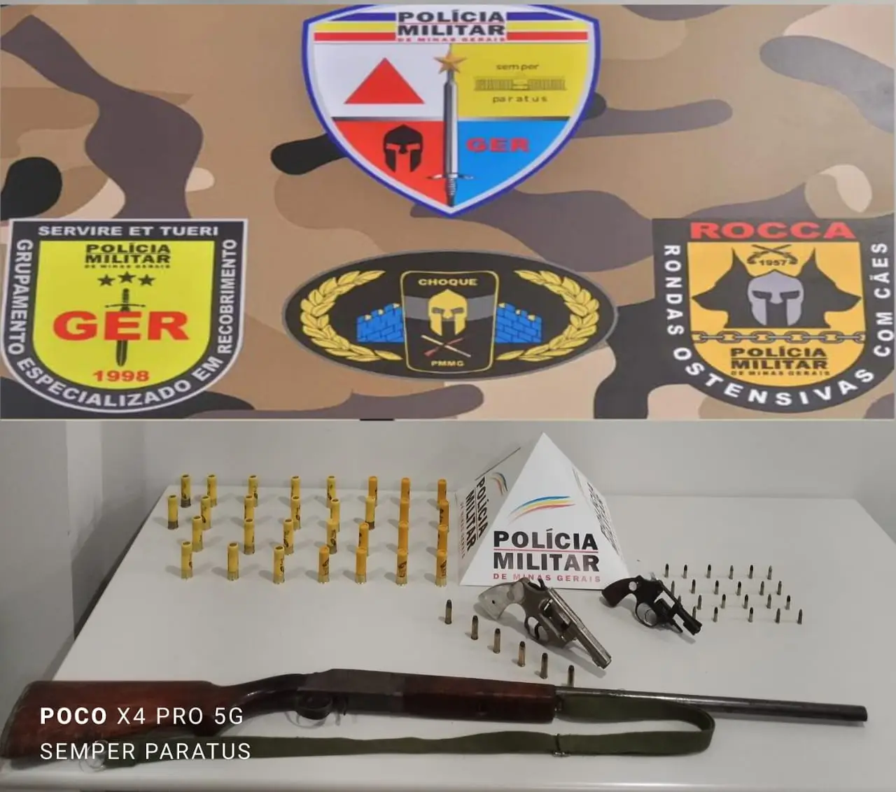 Suspeito é preso com diversas armas de fogo em Pitangui