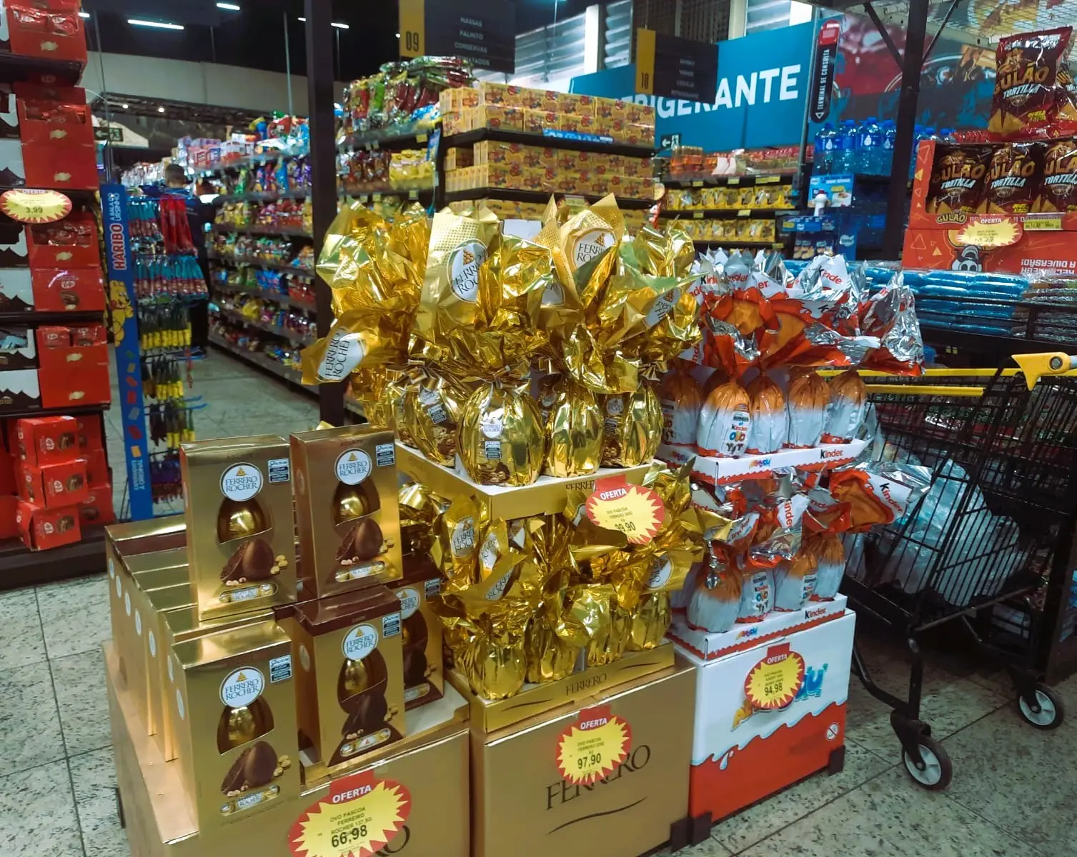 Ovos de Páscoa já estão disponíveis nas gôndolas dos supermercados