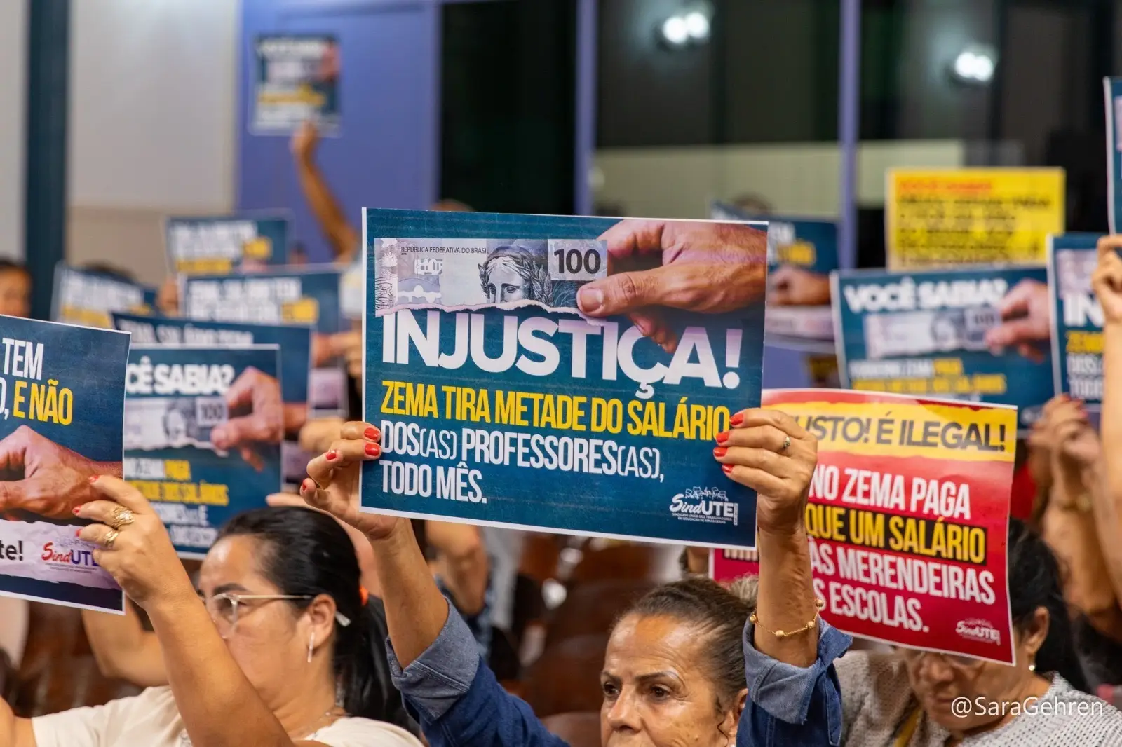Rede estadual de ensino paralisa atividades e luta por mais valorização 