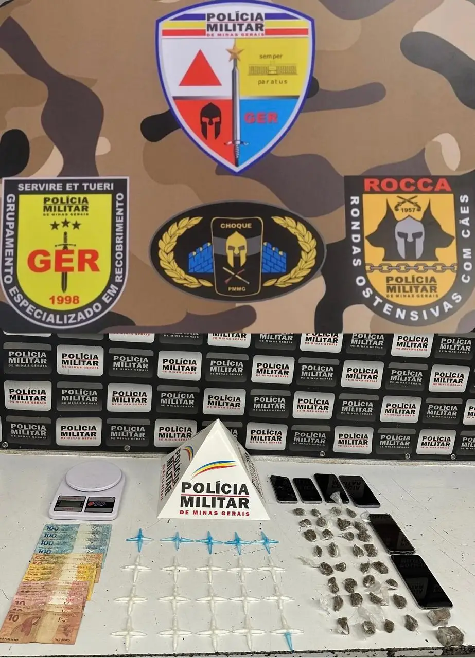 Dupla é presa por tráfico de drogas no bairro Paraíso