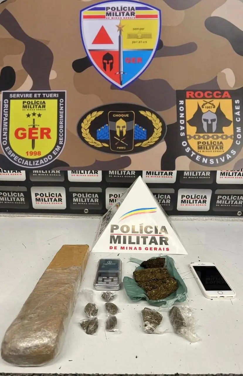 Homem é preso com uma barra de maconha no bairro Icaraí