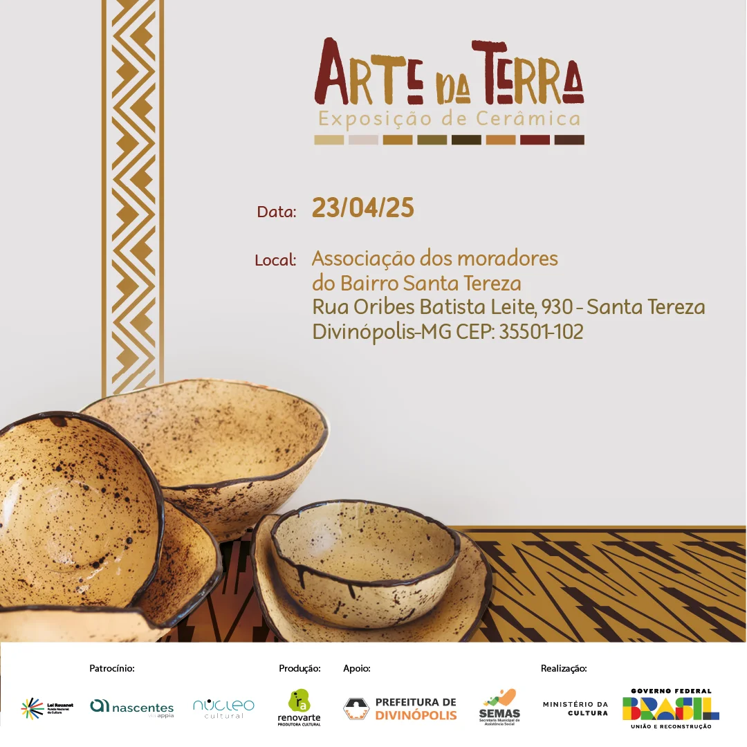 Exposição encerra projeto ‘Arte da Terra’ em Divinópolis