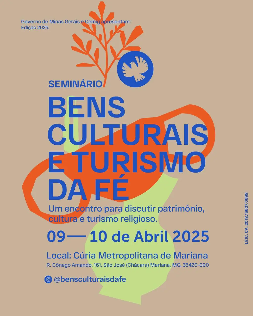 Mariana sedia a primeira edição do Seminário Bens Culturais e Turismo da Fé 