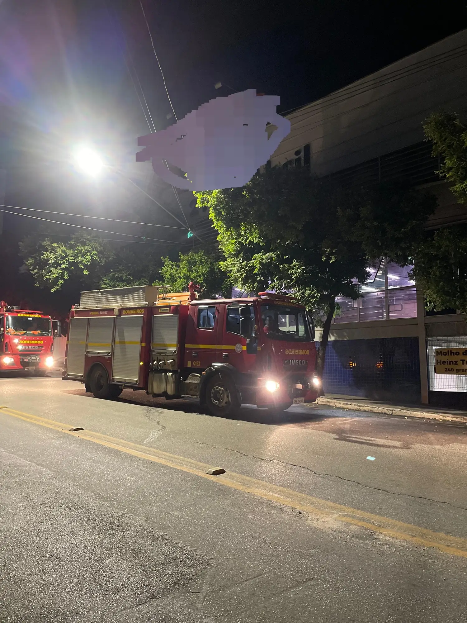 Princípio de incêndio atinge supermercado em Divinópolis
