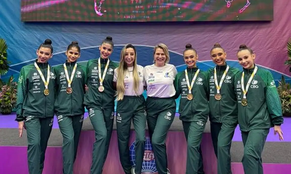 Brasil fecha etapa da Copa do Mundo de Ginástica Rítmica com três ouros