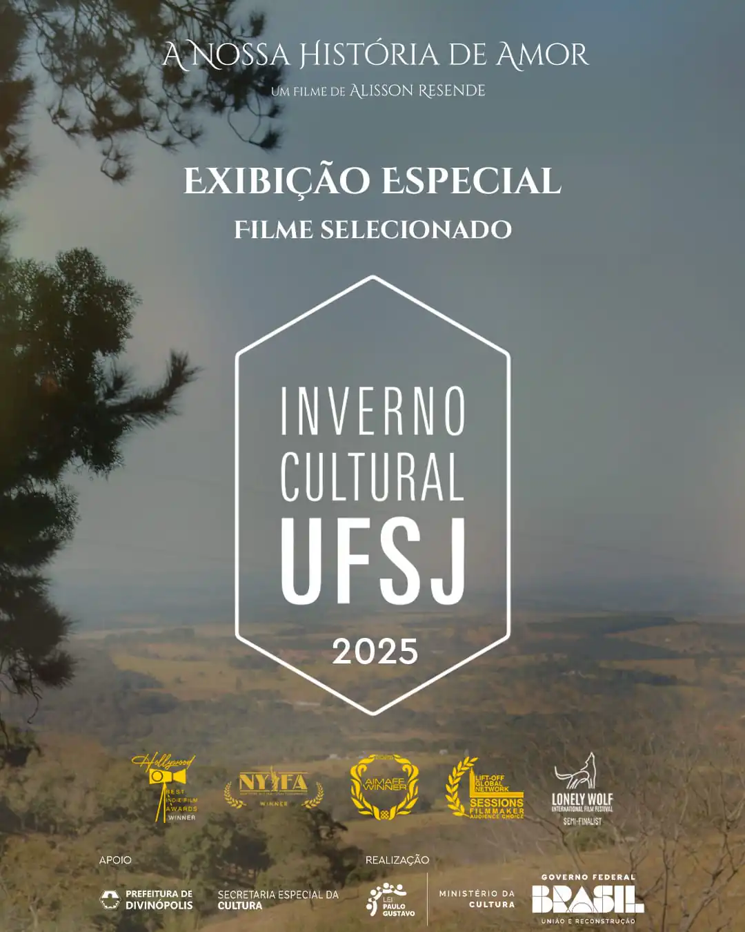 Filme divinopolitano é selecionado para festival Inverno Cultural  da UFSJ