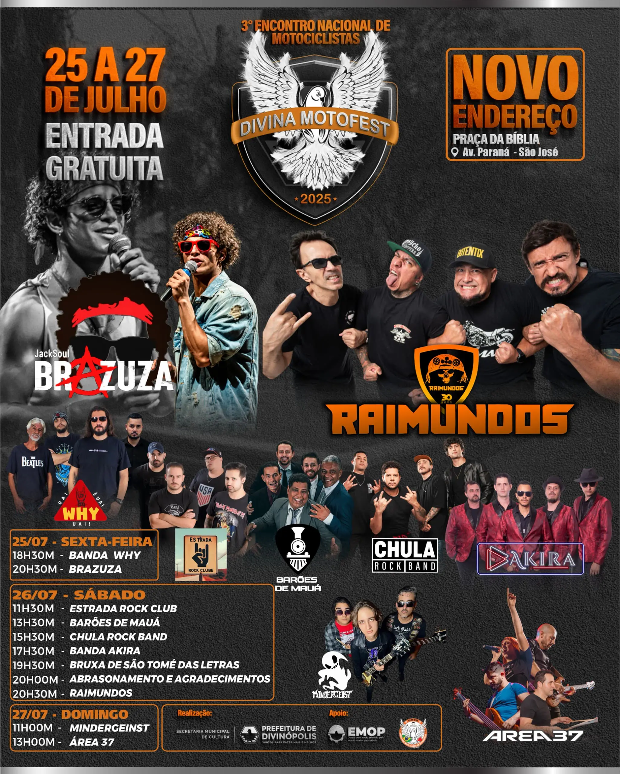 Divina MotoFest garante muito rock e adrenalina neste fim de semana