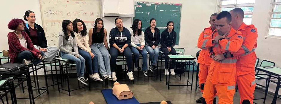 Capacitação em prevenção de acidentes em escolas oferece 5 mil vagas para servidores da rede estadual