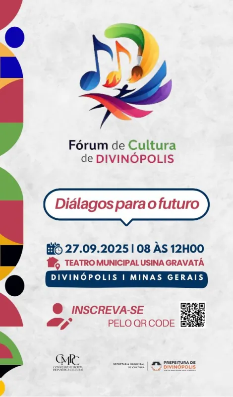 Divinópolis realiza Fórum Municipal de Cultura neste sábado