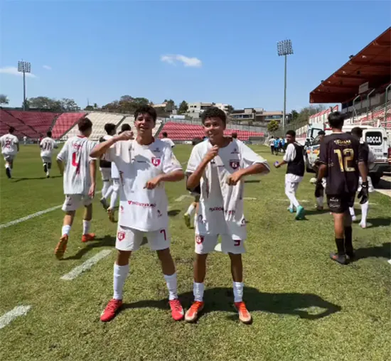 Categoria Sub-14 do Guarani fica no empate em Muriaé