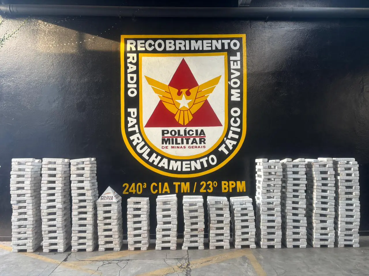 Polícia Militar faz grandes apreensões de drogas em 2025