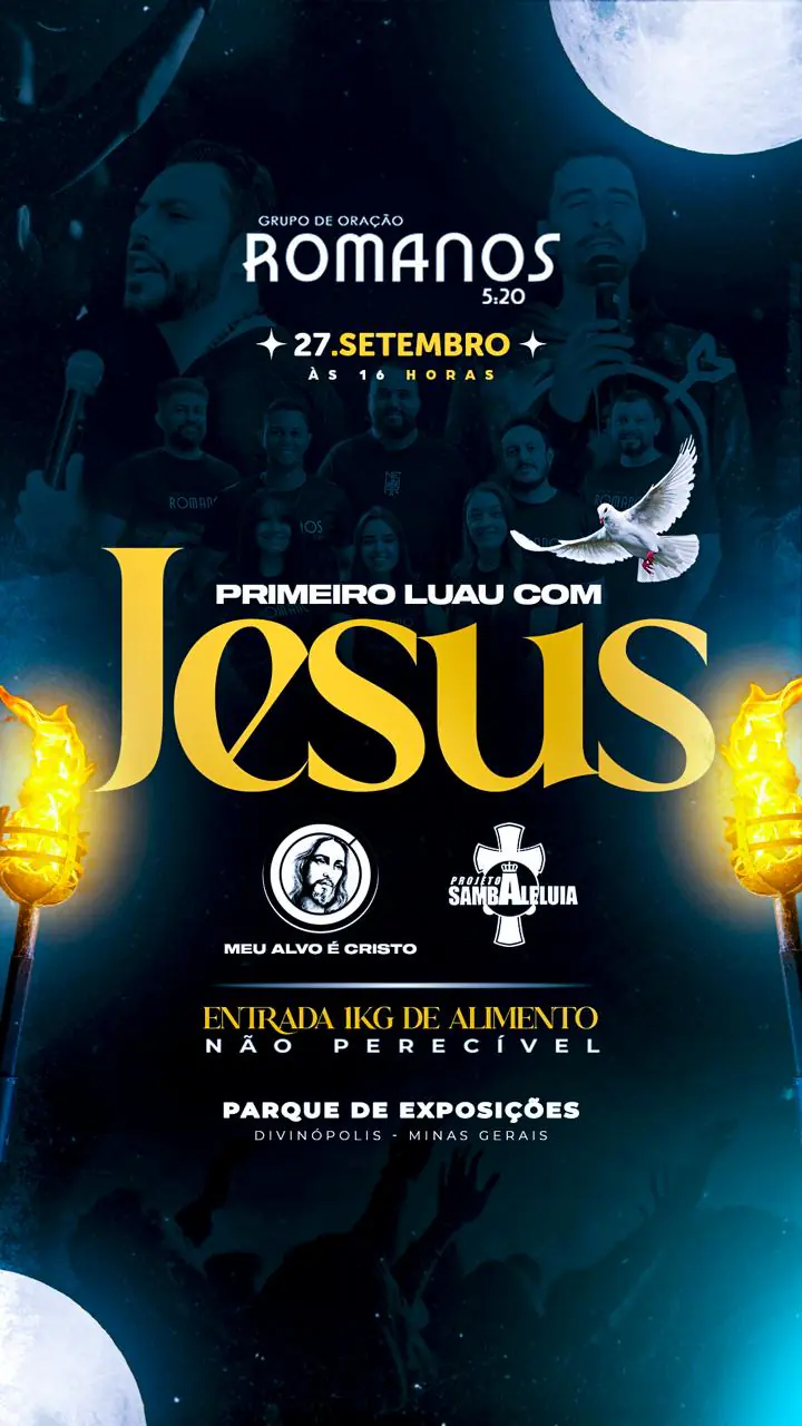 Com fé e música, 1º ‘Luau com Jesus’ chega a Divinópolis no próximo fim de semana